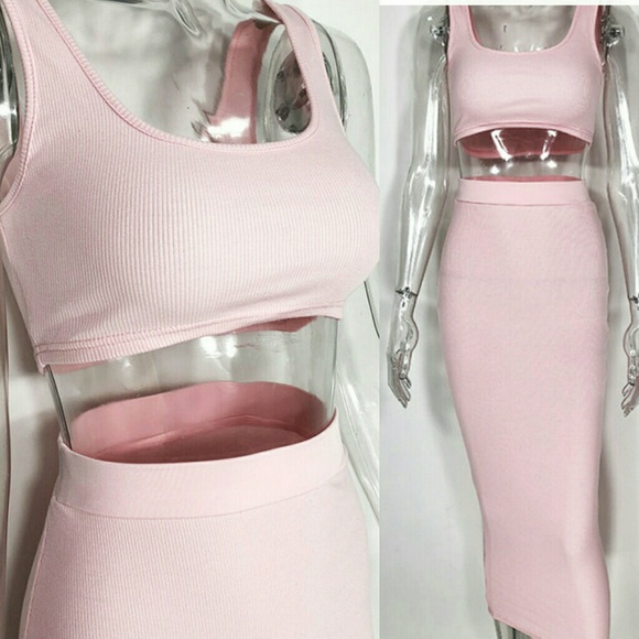 Fashion Nova Dresses & Skirts - Body Con Two Piece Set